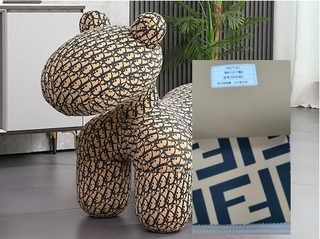  极简风格 呆萌小马椅 创意造型形象生动自带童趣 定型棉 大号 休闲椅（定制颜色为：芬迪黑色 定制产品不退不换）