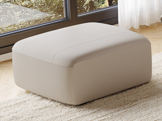  现代简约 细腻柔韧仿真皮 俄罗斯落叶实木框架 脚踏