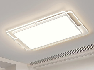 【包邮】 现代简约 铁+亚克力 客厅卧室系列 全屋套餐XY0266白-两室两厅-三色变光 白色 两室两厅(含光源 LED贴片)（内蒙古，新疆，西藏，青海，甘肃、宁夏等地区不包邮 运费请咨询客服）