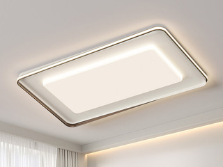 【包邮】 现代简约 铁+亚克力 客厅卧室系列 全屋套餐XY0229黑-两室一厅-离线语音+遥控 黑色 两室一厅(含光源 LED贴片)（内蒙古，新疆，西藏，青海，甘肃、宁夏等地区不包邮 运费请咨询客服）