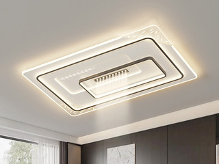 【包邮】 现代简约 铁+亚克力 客厅卧室系列 全屋套餐XY0226黑-两室一厅-三色变光 黑色 两室一厅(含光源 LED贴片)（内蒙古，新疆，西藏，青海，甘肃、宁夏等地区不包邮 运费请咨询客服）