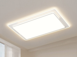 【包邮】 现代简约 铁+亚克力 客厅卧室系列 全屋套餐XY0188白-两室一厅-离线语音+遥控 白色 两室一厅(含光源 LED贴片)（内蒙古，新疆，西藏，青海，甘肃、宁夏等地区不包邮 运费请咨询客服）