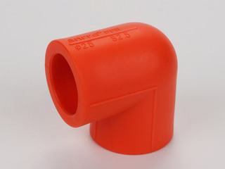 PP-R彩色水管 90°弯头 规格32 数量144个/箱 橙色