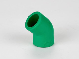 PP-R彩色水管 45°弯头 规格20 数量480个/箱 绿色