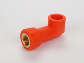 ANRRO 英伦爱喏PP-R彩色水管 加长内螺纹弯头 规格20*1/2 数量144个/箱 橙色