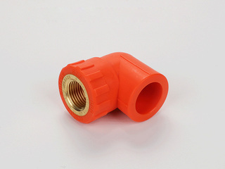 PP-R彩色水管 内螺纹弯头 规格25*3/4 数量192个/箱 橙色