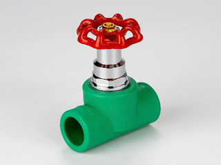 PP-R彩色水管 截止阀 规格25 数量36个/箱 绿色