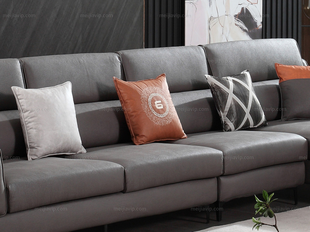 芬洛 现代风格 弹簧底坐 转角沙发(1 3 左贵妃)