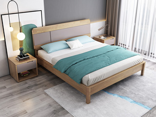 北欧风格 泰国进口橡胶木 松木床板条 1.8*2.0米床