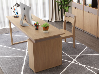  北欧风格 泰国进口橡胶木 1.5米书桌