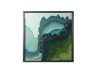  轻奢风格 实木画框+玻璃画装饰画（摆场专用）