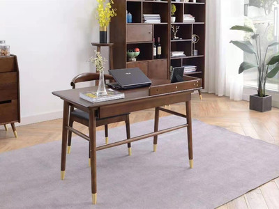  北欧风格 泰国进口橡胶木 1.2米书桌