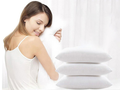 【包邮到家】 舒适超柔磨毛布高科技纤维填充星级睡眠感单孔枕